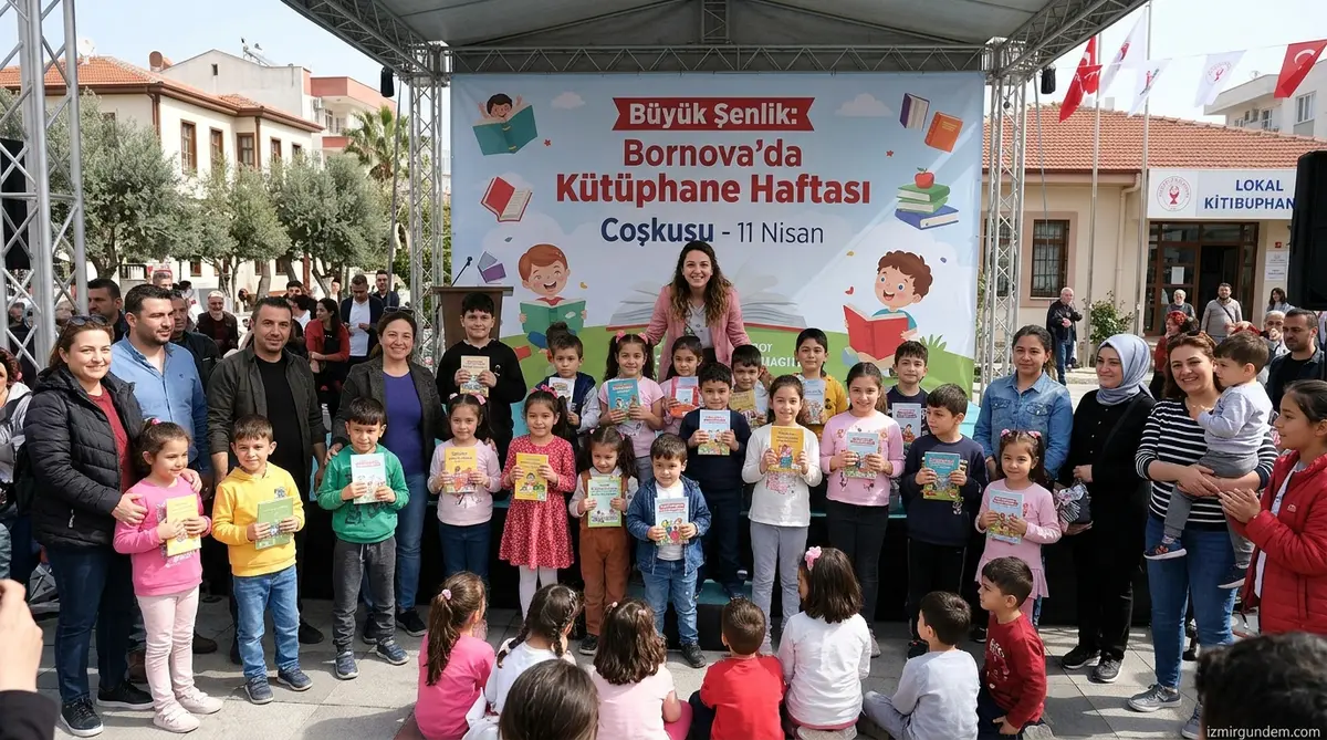 Bornova'da Kütüphane Haftası Coşkusu: 11 Nisan'da Büyük Şenlik Var