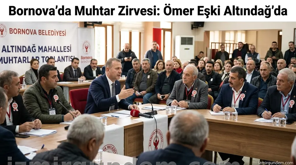 Bornova'da Muhtar Zirvesi: Ömer Eşki Altındağ'da