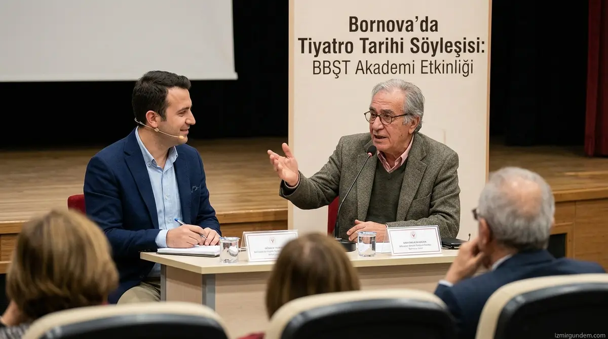 Bornova'da Tiyatro Tarihi Söyleşisi: BBŞT Akademi Etkinliği