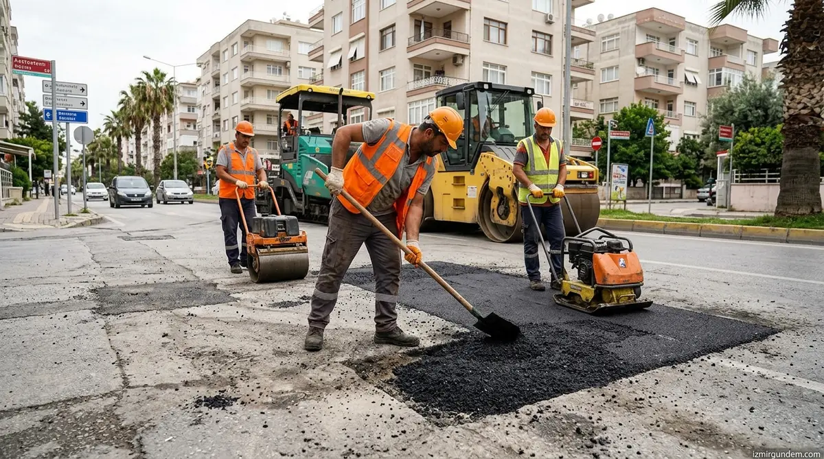 Bornova'da Yol Seferberliği: 90 Günde 722 Çukur Kapatıldı