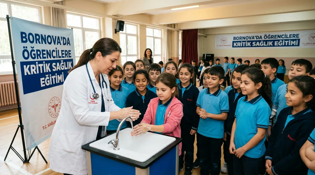 Bornova'da Öğrencilere Kritik Sağlık Eğitimi