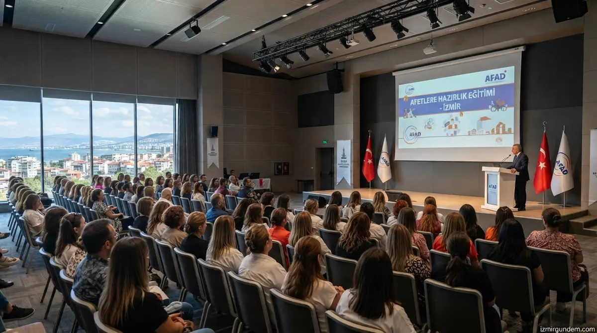 Bornova'da Öğretmenlere Afet Eğitimi: Bilinç Sınıflara Taşınıyor