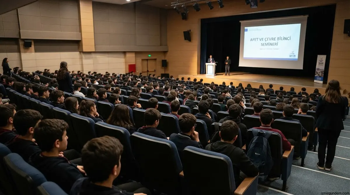 Bornovalı Liselilere Afet ve İklim Eğitimi Verildi