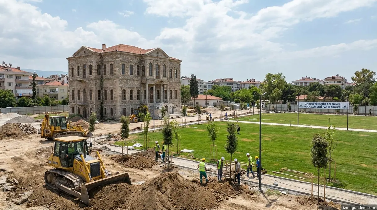 Buca Aliberti Köşkü 22 Bin Metrekarelik Dev Park Oluyor