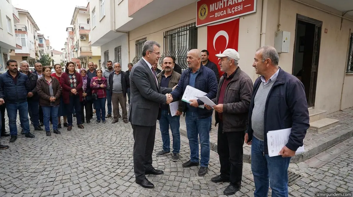 Buca Belediye Başkan Vekili Benzer'den Muhtar Çıkarması