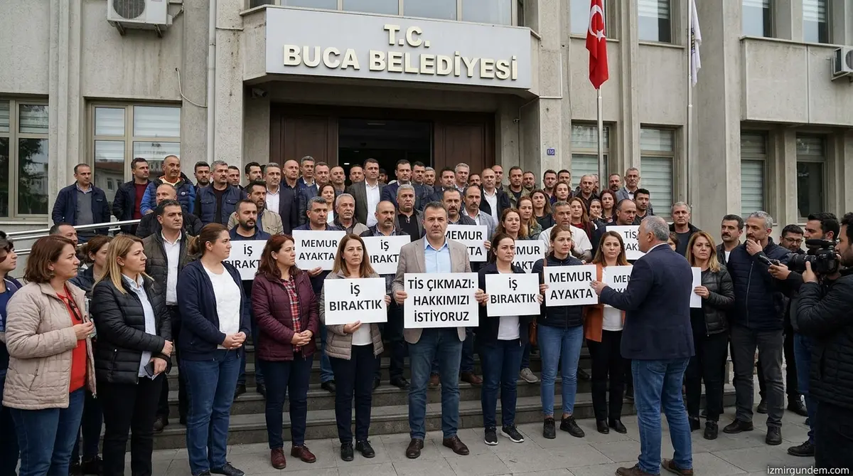 Buca Belediyesi'nde TİS Çıkmazı: Memur İş Bıraktı