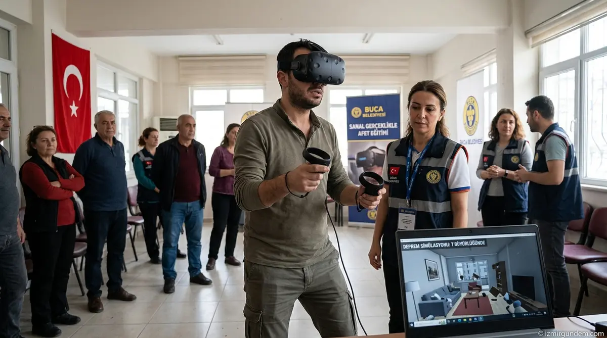 Buca Toros'ta Sanal Gerçeklikle Deprem Eğitimi: 7 Büyüklüğünde Sarsıntı...