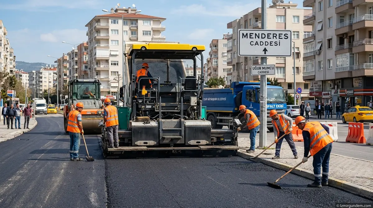 Buca Şirinyer'de Asfalt Seferberliği: Menderes ve Uğur Mumcu Caddeleri...