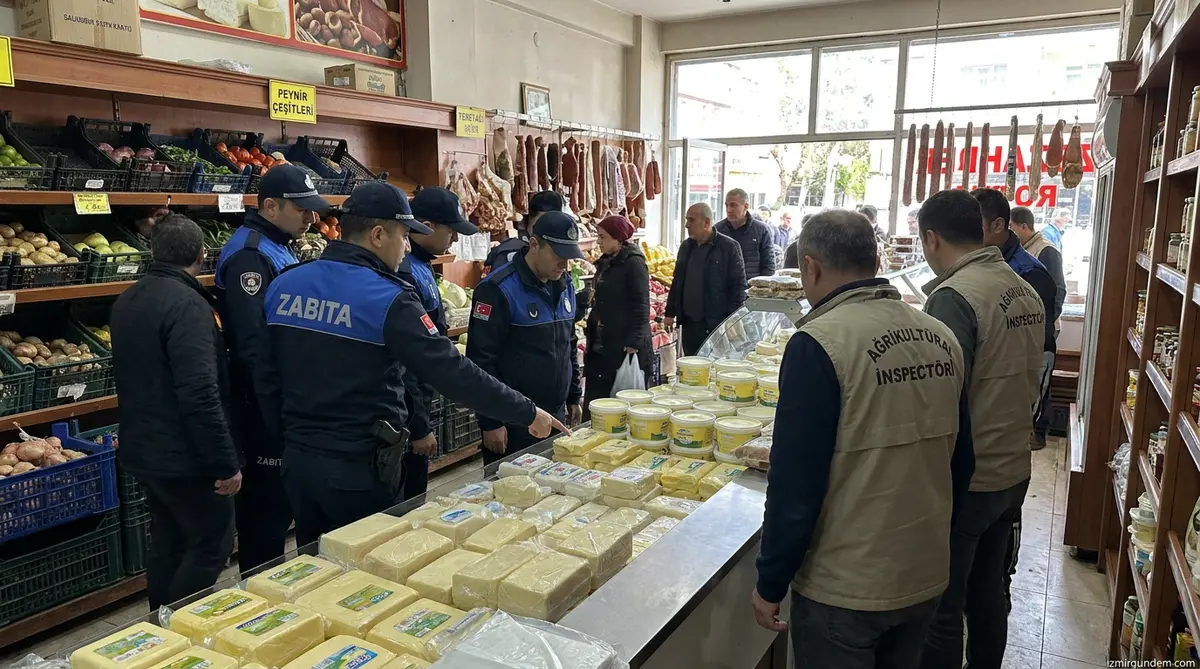 Buca Şirinyer'deki Şarküteride 109 Kilo Bozuk Gıda Yakalandı
