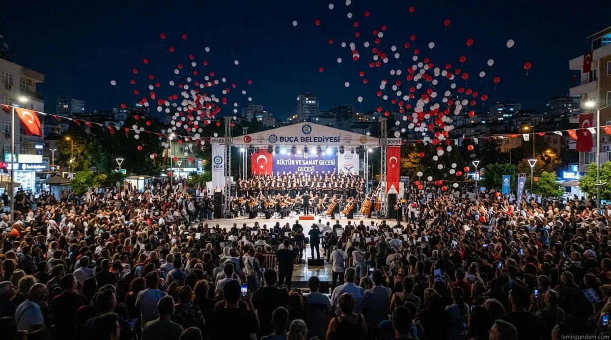 Buca'da 120 Kişilik Dev Kadroyla Cumhuriyet Konseri