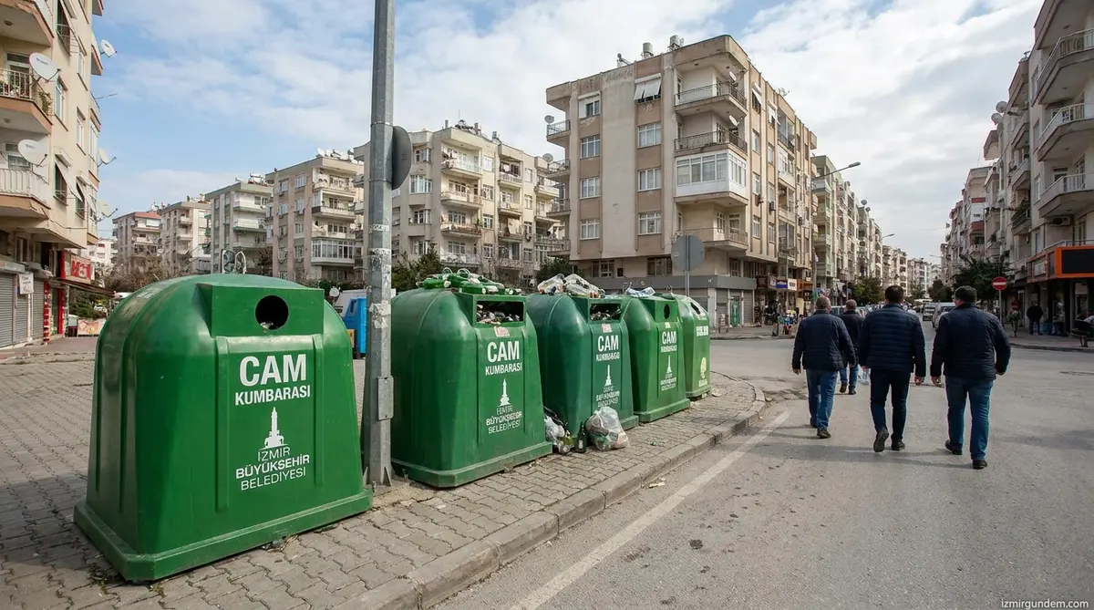 Buca'da 159 Ton Cam Atık Ekonomiye Kazandırıldı