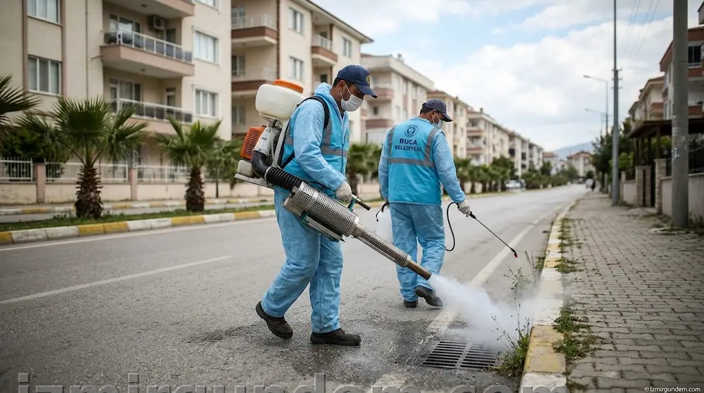 Buca'da Haşereye Geçit Yok: 3 Aşamalı İlaçlama