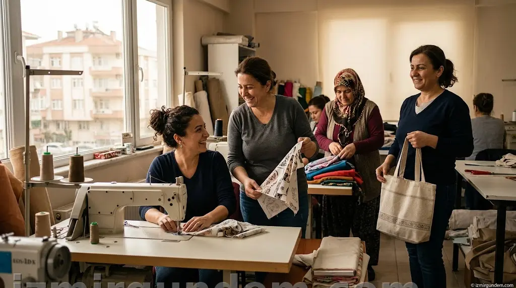 Buca'da Kadın Girişimciler Önyargıları Yıktı: Üretimde Dayanışma Gücü