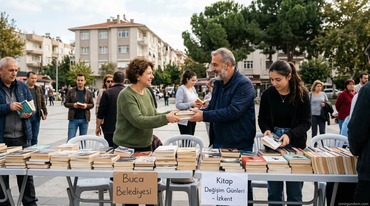 Buca'da Kitap Değişim Günleri İzkent'te Başlıyor
