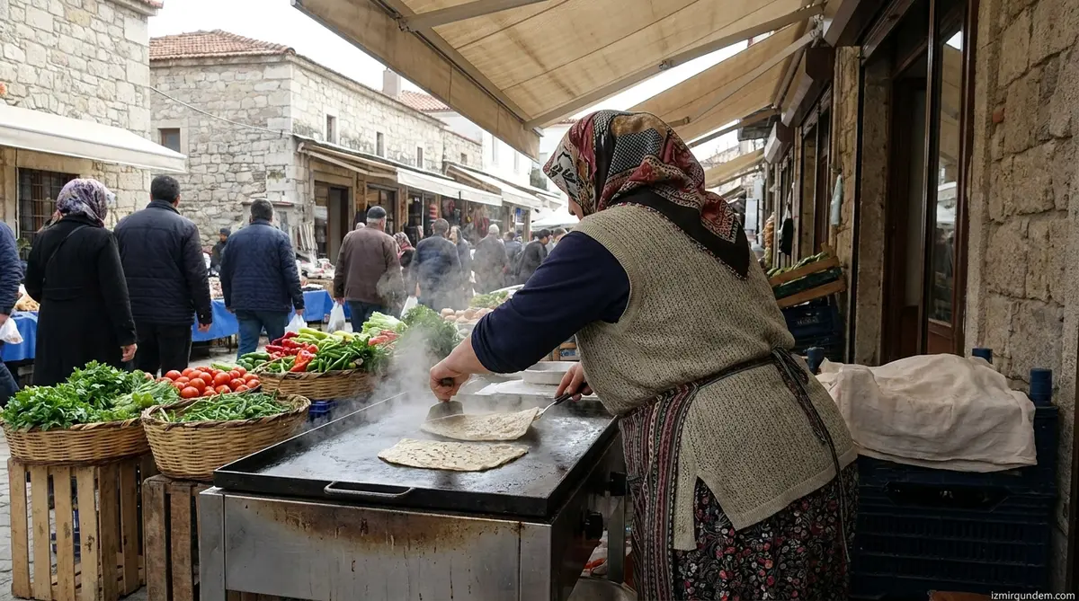 Buca'da Mesude Atagün Torunlarını Okutmak İçin Tezgah Açtı