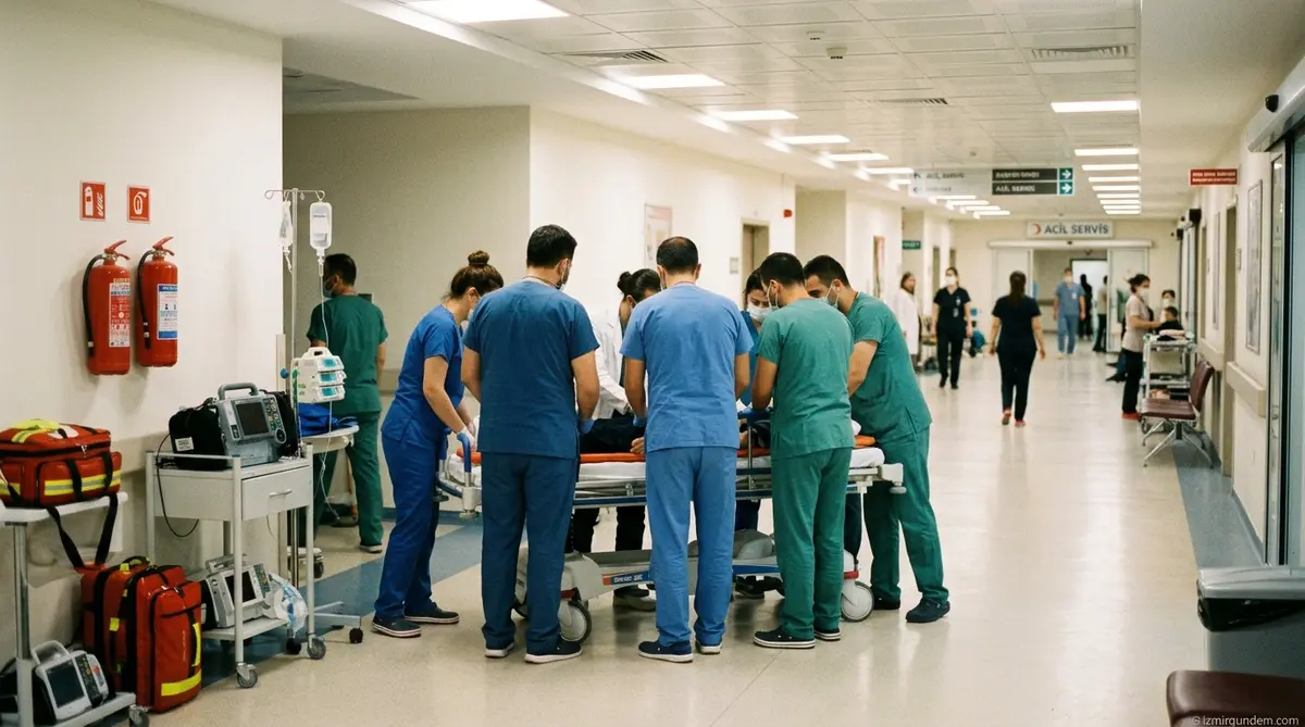 Buca'da Mucize: Kalbi Duran Personeli Mesai Arkadaşları Kurtardı