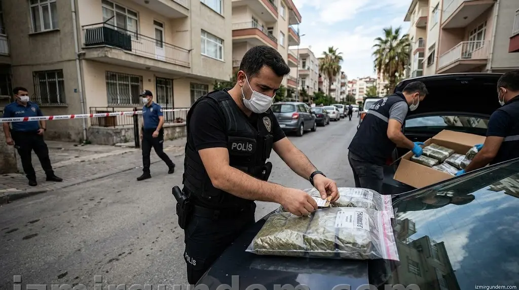 Buca'da Narkotik Operasyonu: 16 Kilo 550 Gram Esrar Ele Geçirildi