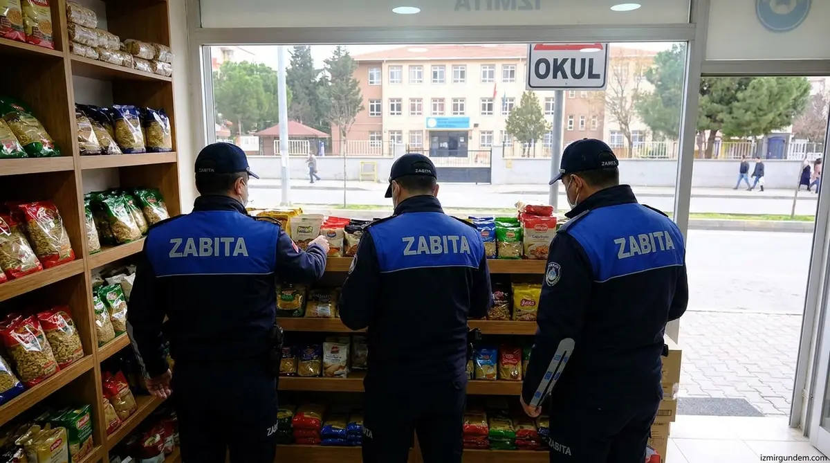 Buca'da Okul Çevrelerine Zabıta Denetimi: Kesici Aletlere Geçit Yok