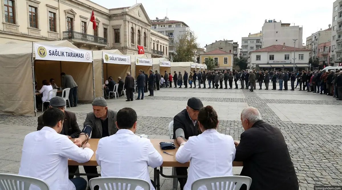 Buca'da Ücretsiz Sağlık Taraması: Tansiyon ve Şeker Ölçümü Yapıldı