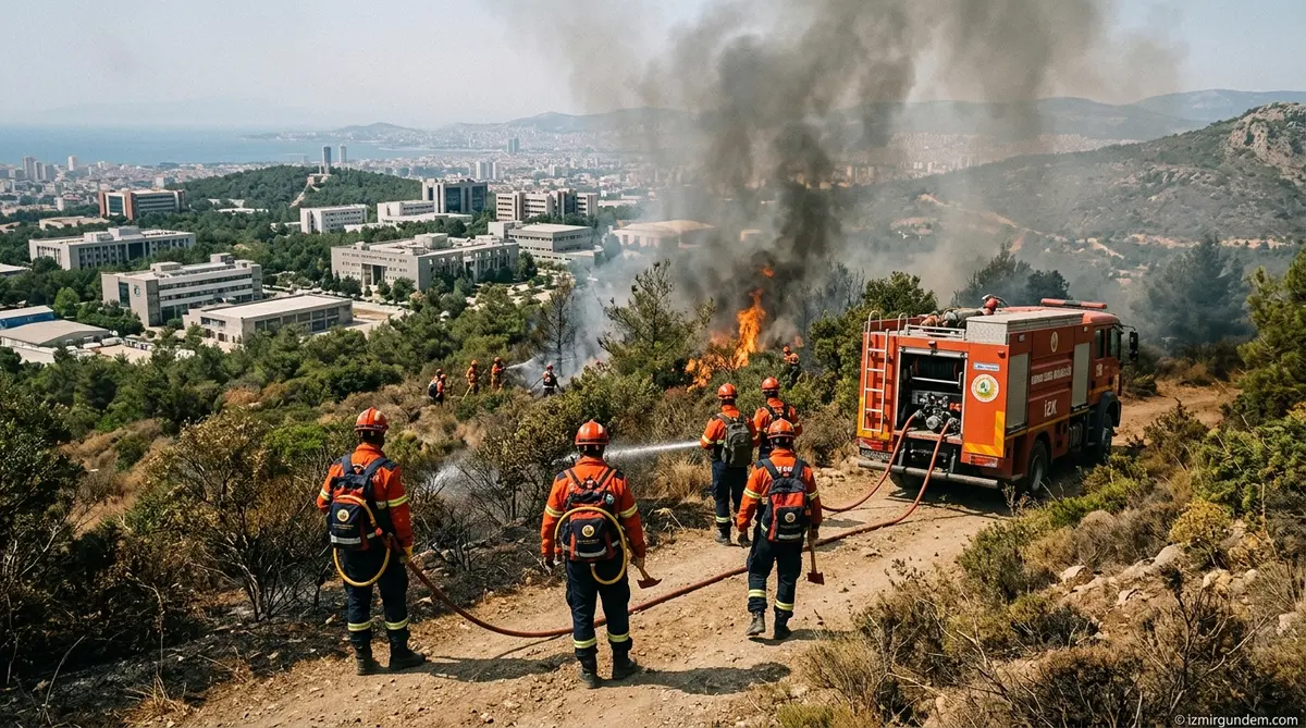 BUCAKUT İzmir'in Dört Bir Yanındaki Yangınlarla Mücadele Ediyor