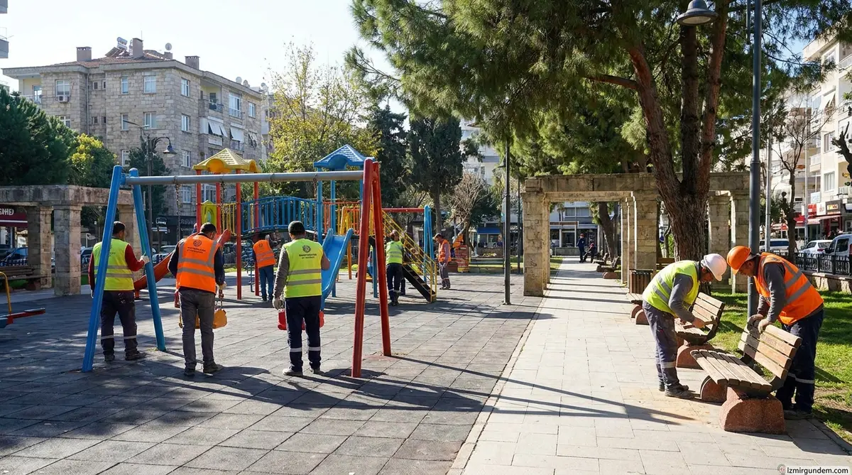 Buca’nın Parklarında Büyük Yenileme: Oyun ve Spor Alanları Değişiyor