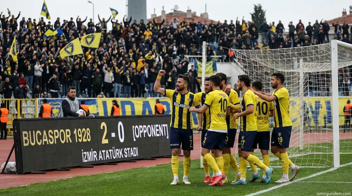 Bucaspor 1928 Sezonun İlk Galibiyetini 2 Golle Aldı
