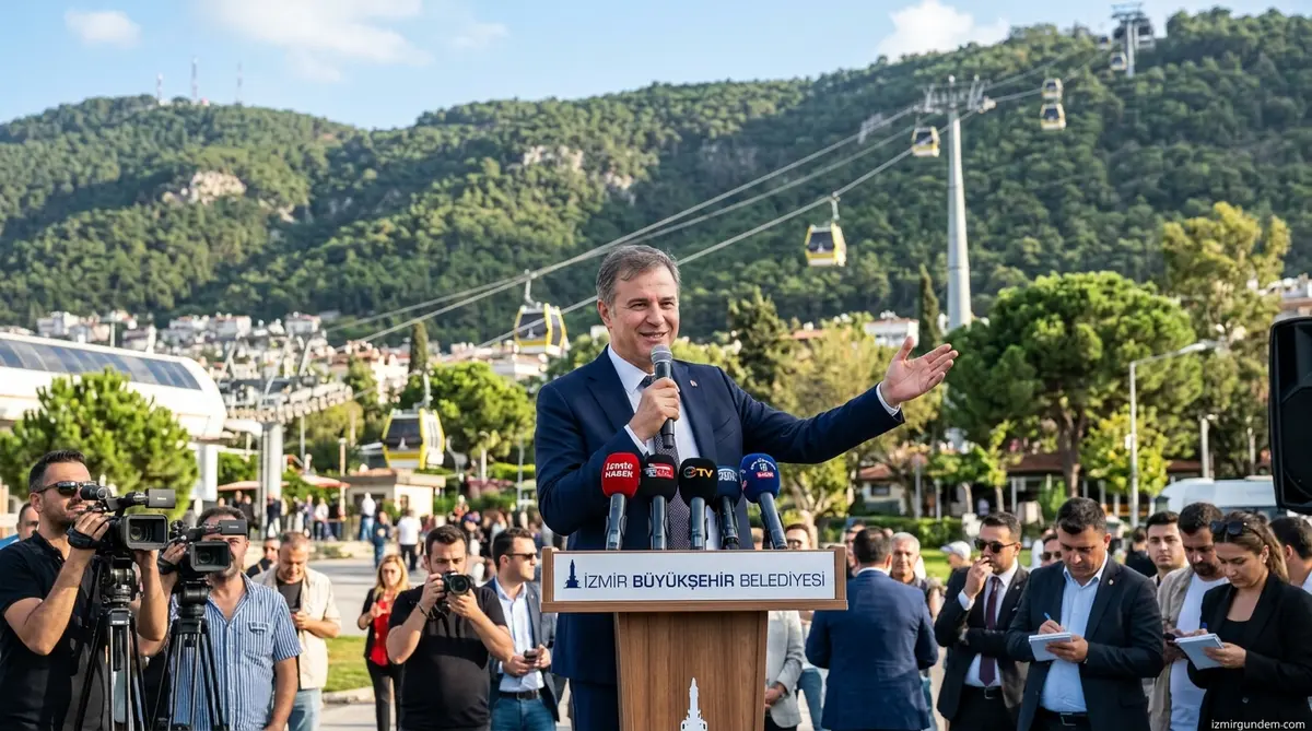 Cemil Tugay Balçova'da Müjdeyi Verdi: Teleferik...