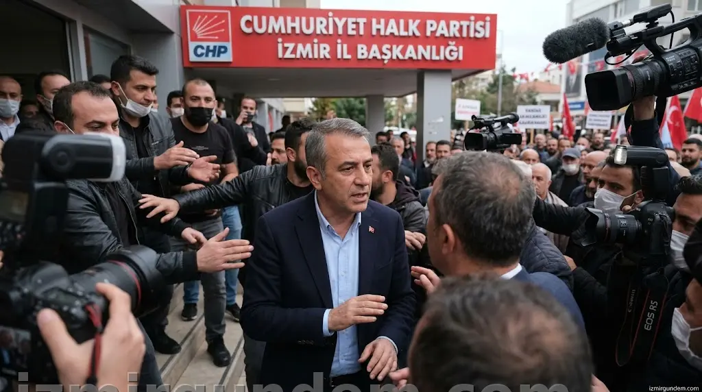 CHP Genel Merkezi'nde Arbede: Mahir Polat'tan Sert...