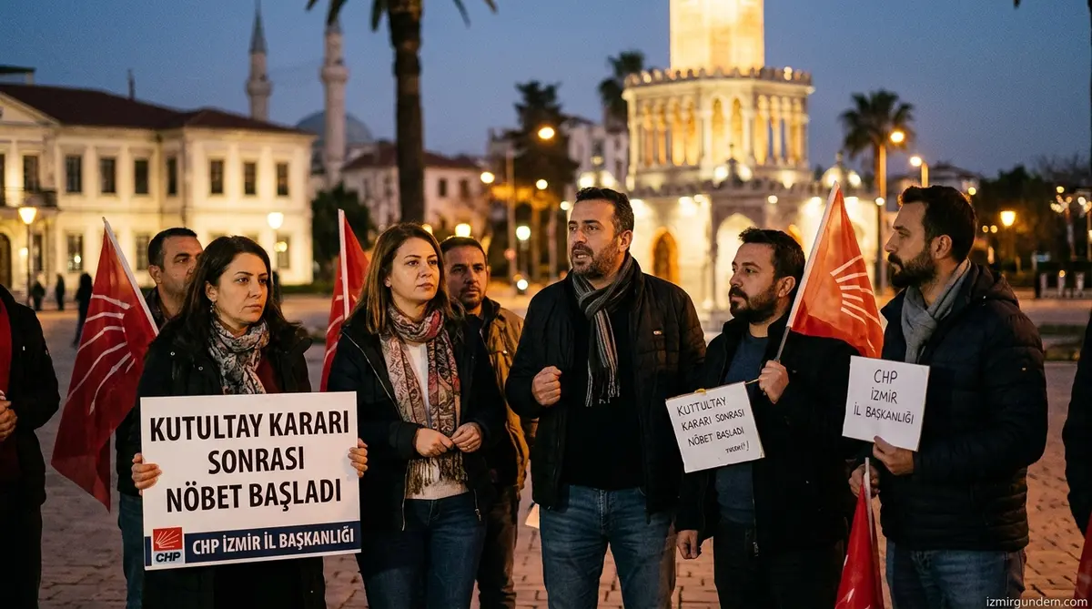 CHP İzmir Ayakta: Kurultay Kararı Sonrası Nöbet Başladı