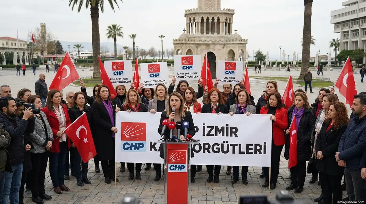 CHP İzmir Kadın Örgütlerinden Kurultay Çıkışı