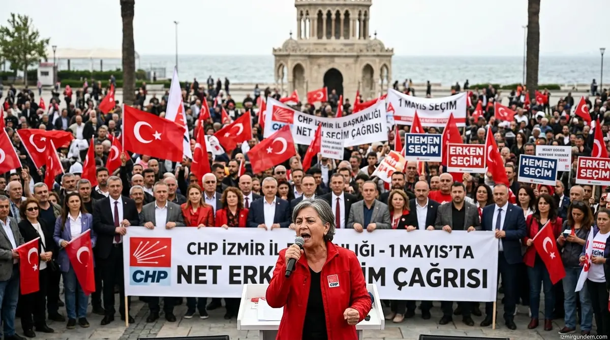 CHP İzmir'den 1 Mayıs'ta Net Erken Seçim Çağrısı