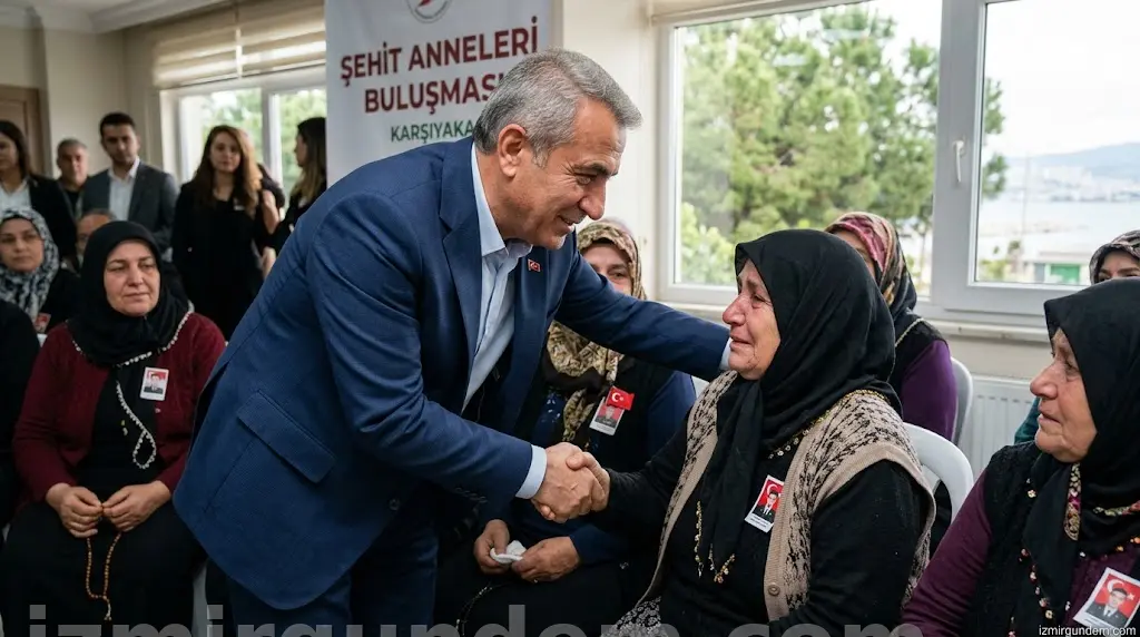 Dervişoğlu Karşıyaka'da Şehit Anneleriyle Buluştu