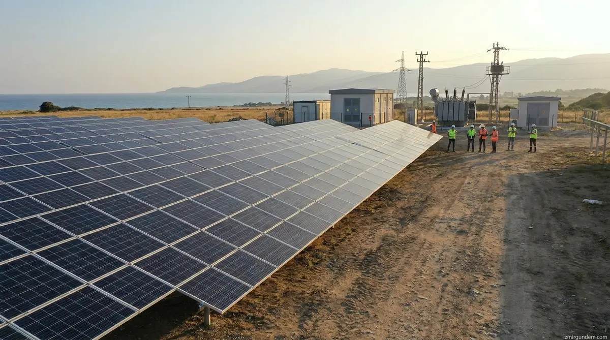 Dikili Belediyesi Güneşten Elektrik Üretimine Başladı