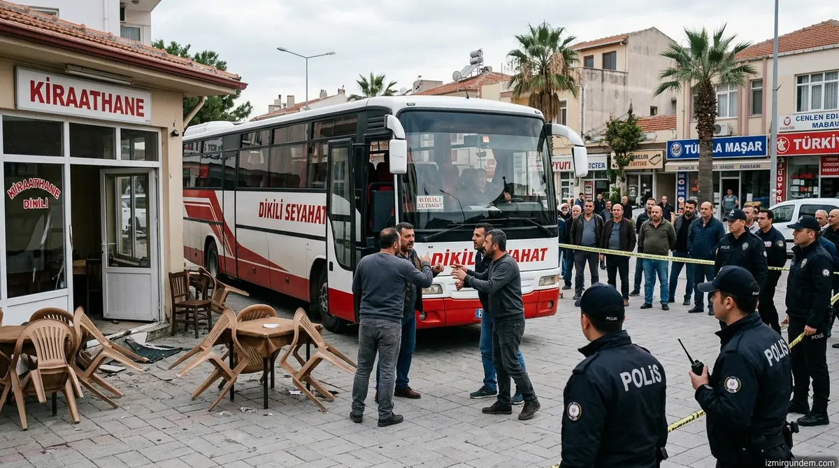 Dikili'de Meydan Savaşı: Otobüsle Mekan Bastılar