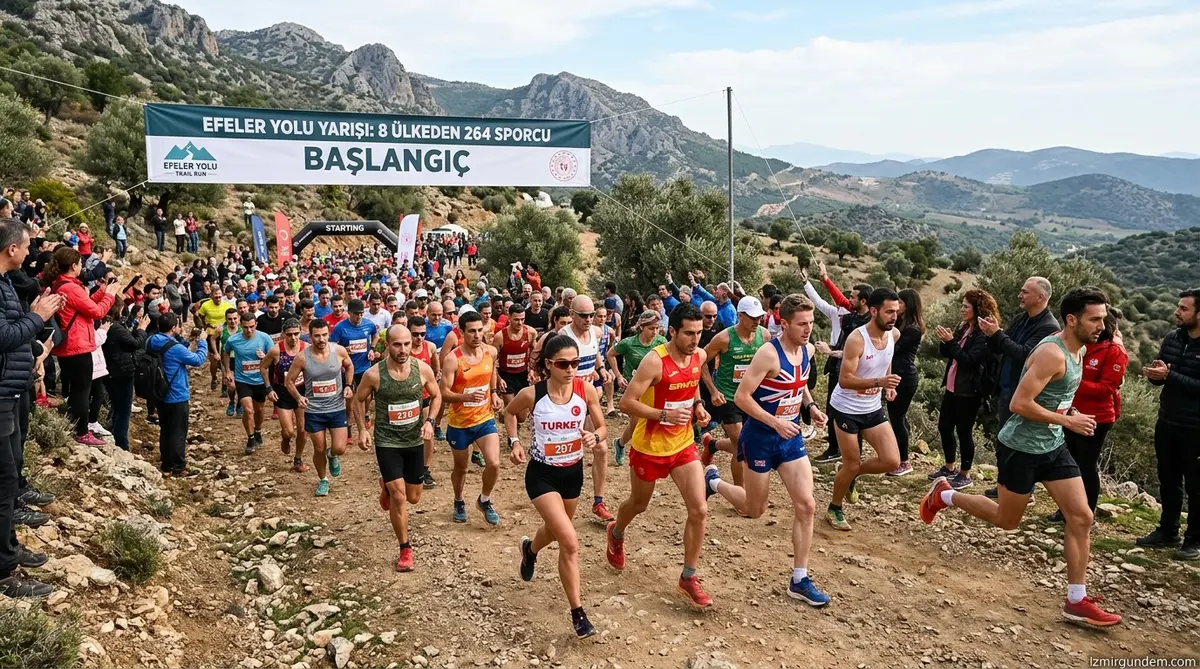 Efeler Yolu'nda Dev Yarış: 8 Ülkeden 264 Sporcu...