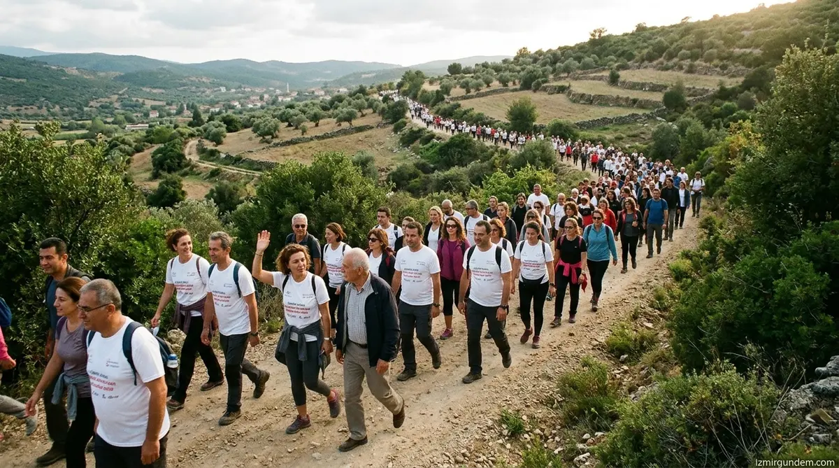 Efes Mimas Yolu’nda 180 Gönüllü Yürüdü: Kavacık’tan İyilik Rotası