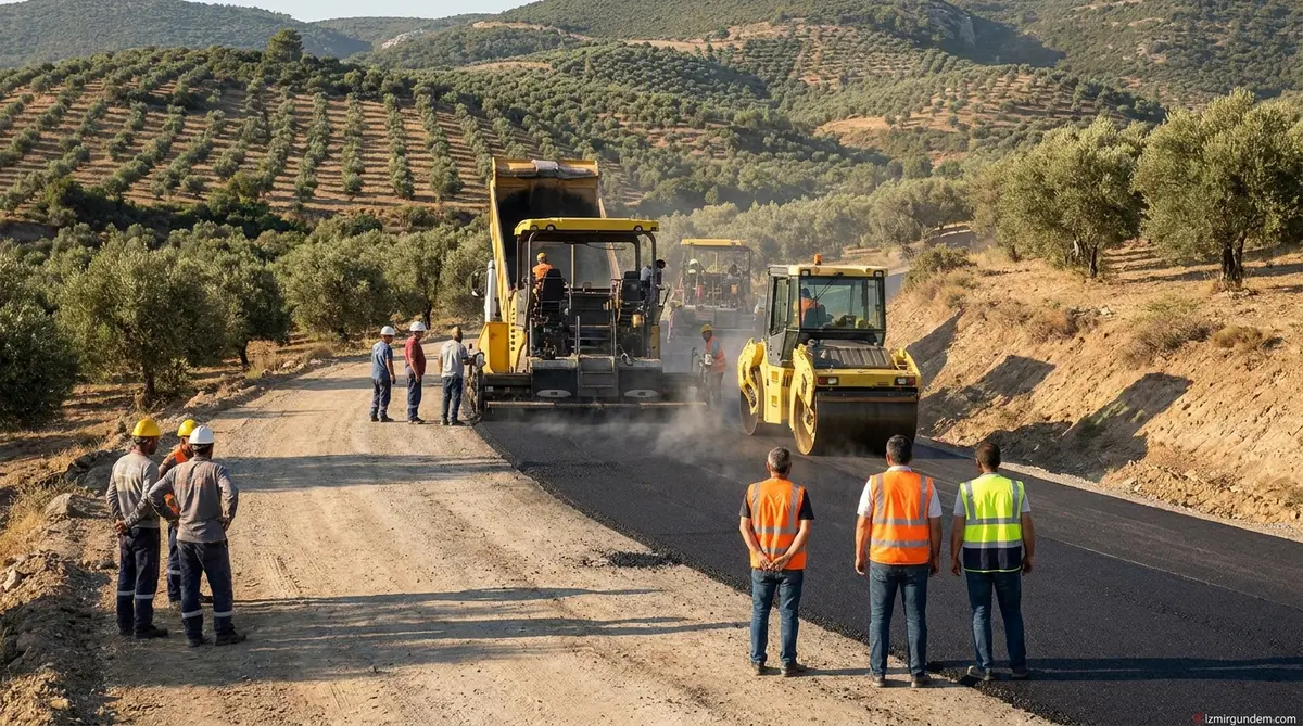 Efes Selçuk'ta 40 Yıllık Yol Çilesi 15,5 Kilometrelik Yatırımla
