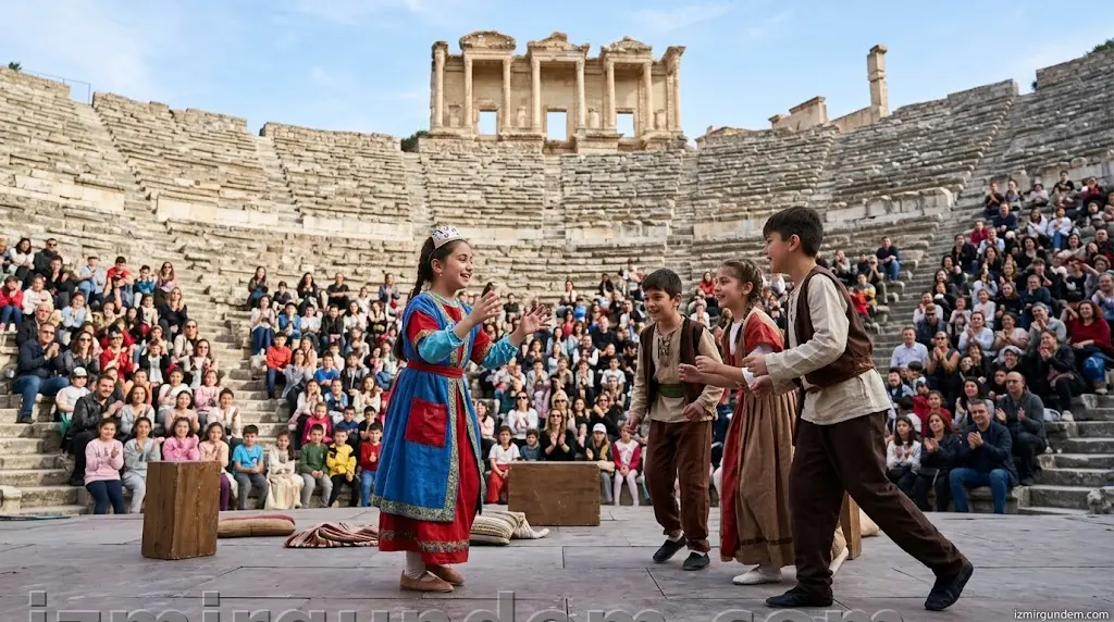 Efes Selçuk'ta Tiyatro Şöleni: Çocuklar ve Gençler Sanatla Buluştu