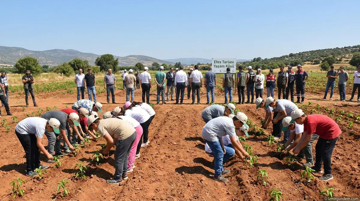 Efes Selçuk'ta Çocuklar Toprakla Buluştu: Tarım Eğitimi Tamamlandı