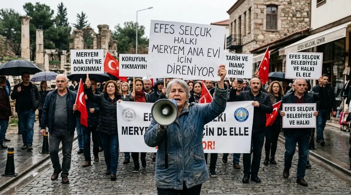 Efes Selçuk’un Meryem Ana Evi Direnişi İstanbul’da Yankılandı