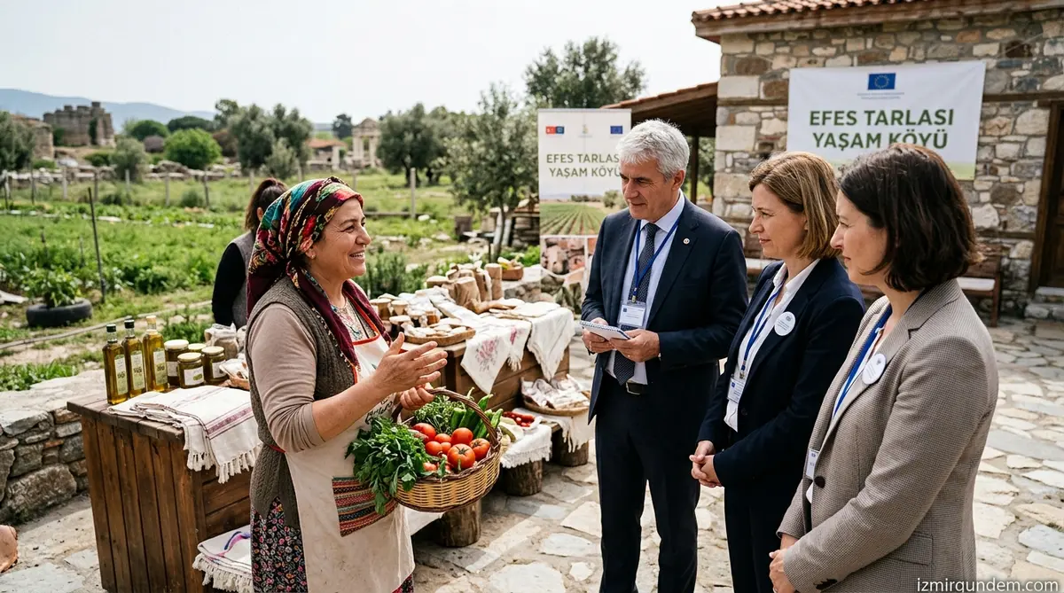Efes Tarlası Yaşam Köyü Avrupa Vitrinine Çıktı