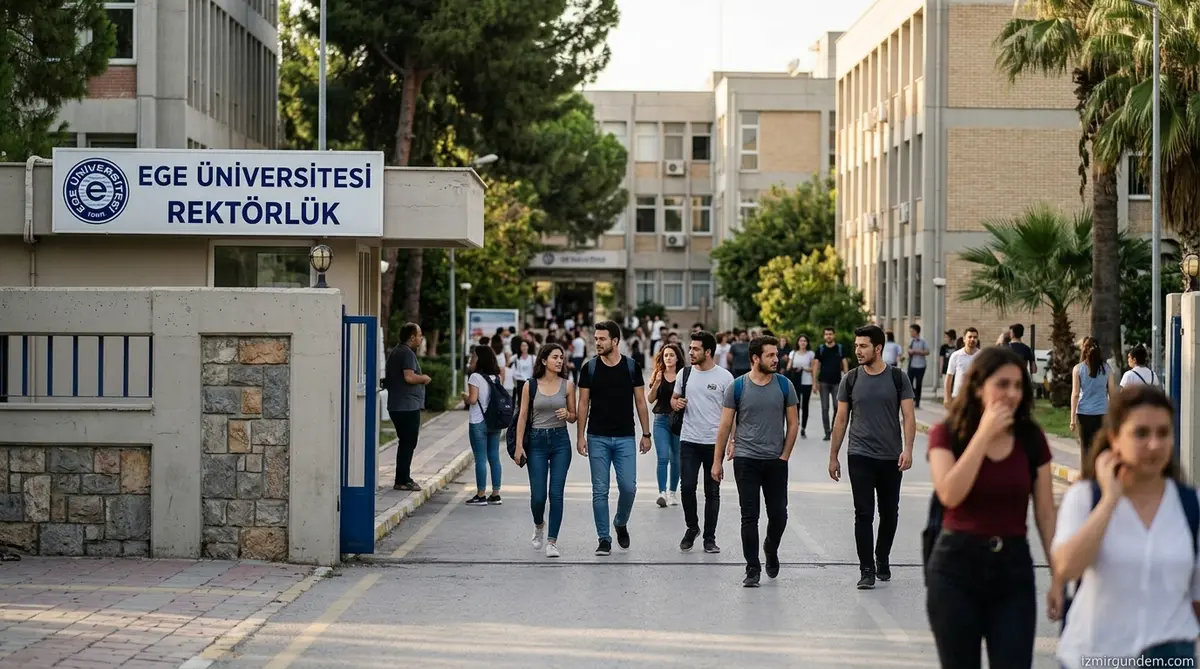 Ege Üniversitesi Kampüsünde Pala Dehşeti: Metro Girişinde 2 Öğrenci...