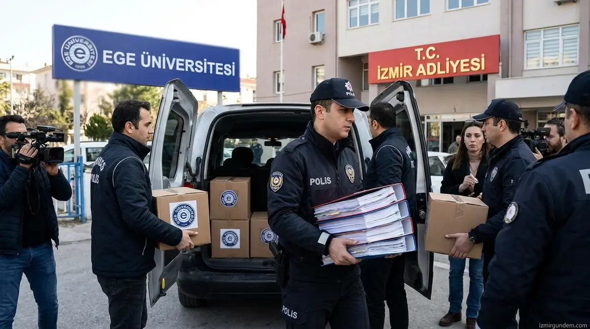Ege Üniversitesi Yolsuzluk Dosyasında Dev El Koyma...