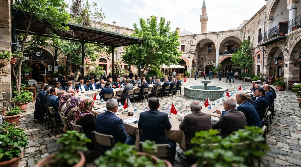 Erman Uzun Narlıdere Muhtarlarıyla Tarihi Yukarıköy’de Buluştu