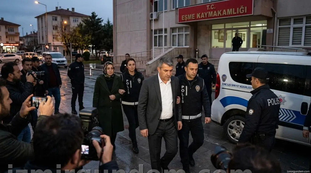 Eşme Belediye Başkanı Yılmaz Tozan ve Eşi Gözaltına Alındı