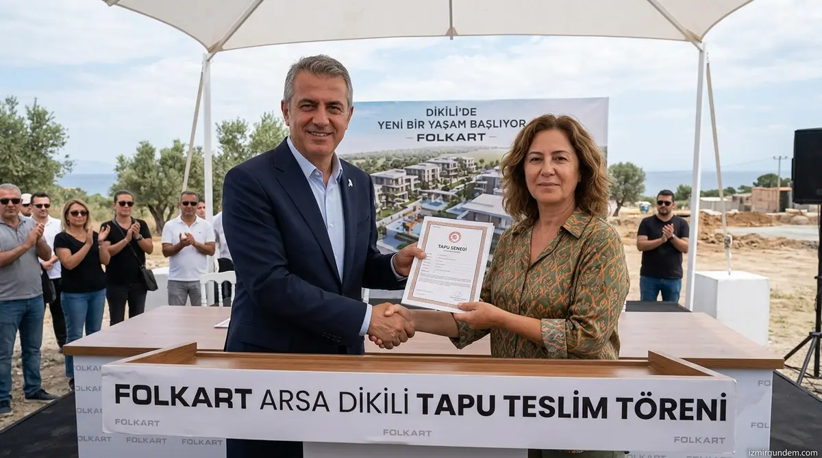 Folkart Arsa Dikili Projesinde Tapu Teslimleri Başladı