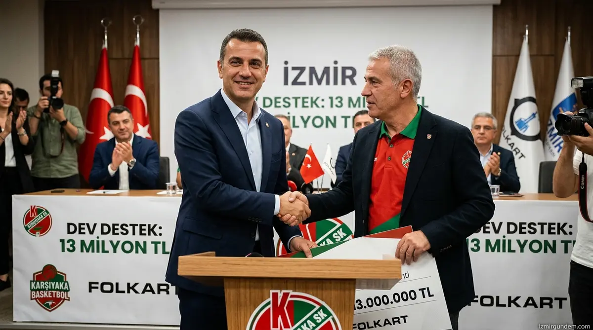 Folkart'tan Karşıyaka Basketbol'a Dev Destek: Mesut Sancak 13 Milyon TL...