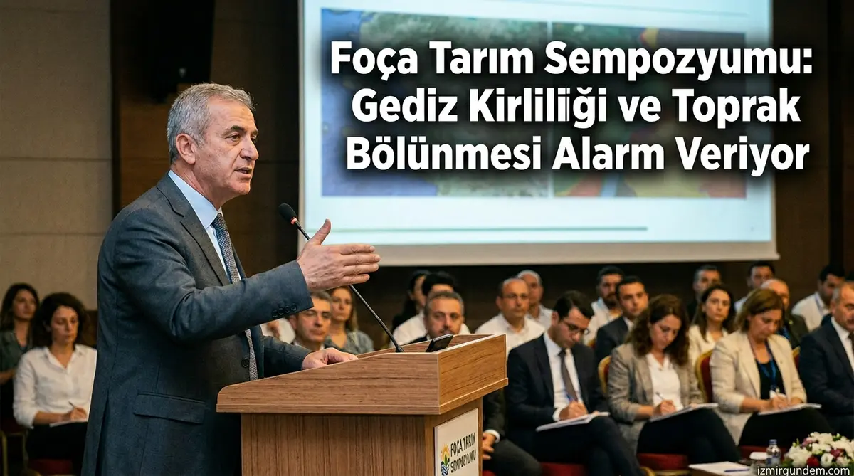 Foça Tarım Sempozyumu: Gediz Kirliliği ve Toprak Bölünmesi Alarm Veriyor