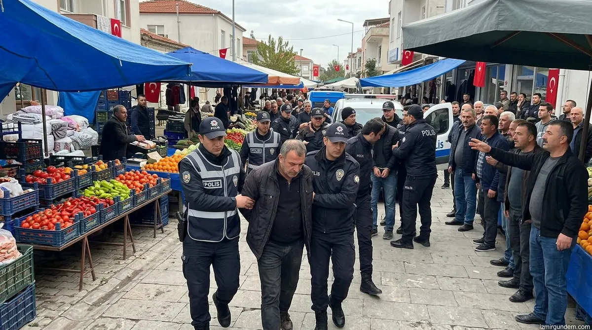 Foça Yenifoça Pazaryerinde Kavga: 7 Gözaltı