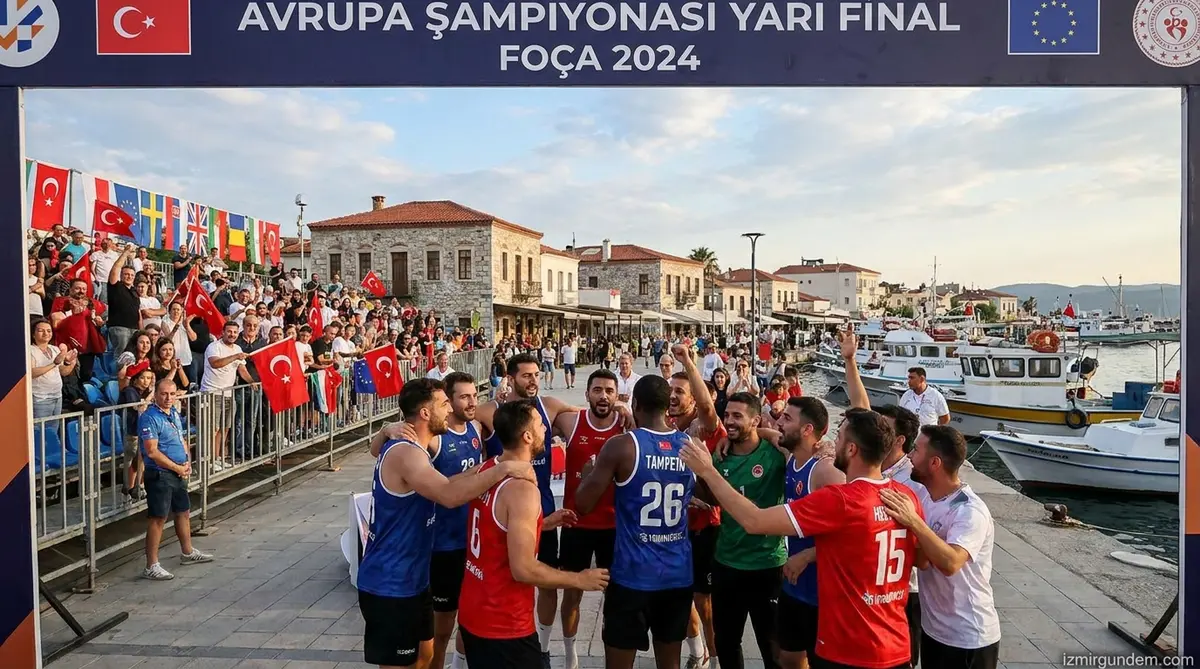 Foça'da Avrupa Şampiyonası Heyecanı: Yarı Finalistler Belli Oldu
